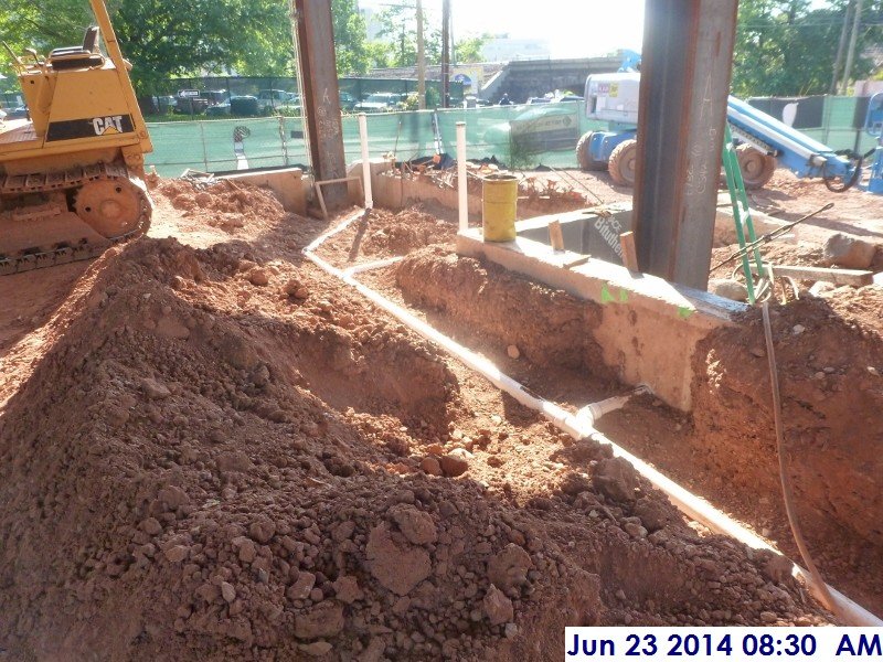 Underground storm piping along column line 2.5 Facing South-East (800x600)